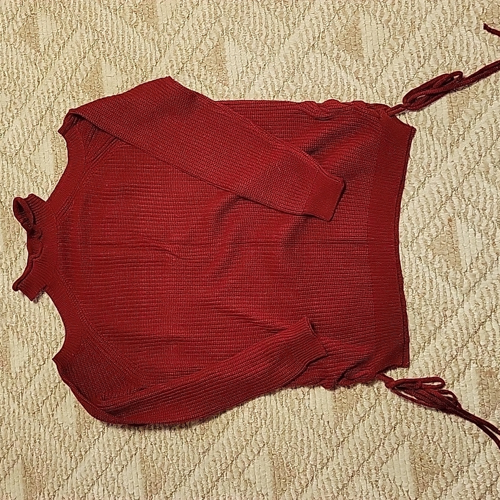 Jodifl Cold Shoulder Long Sweater